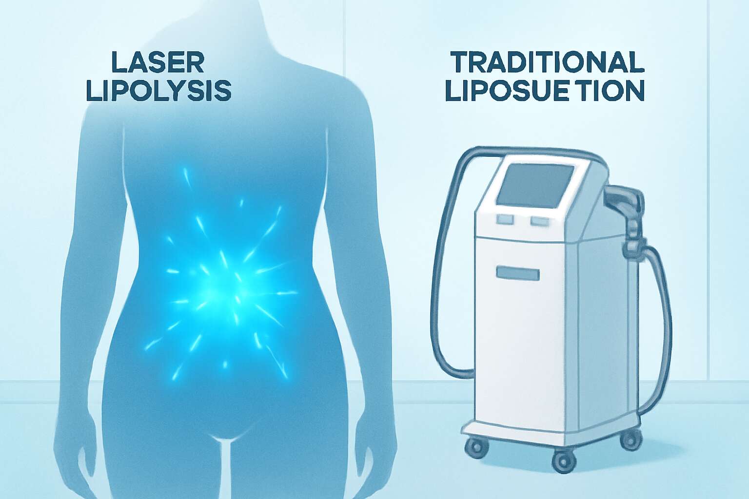 lipo a laser x lipo tradicional
