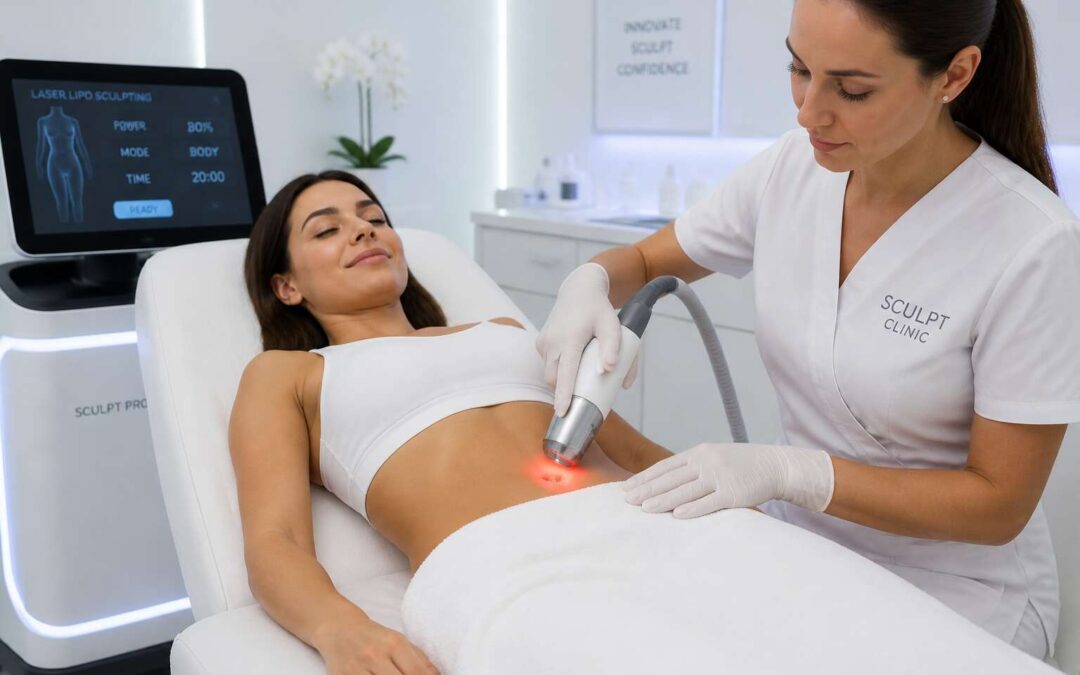 Laser Lipo Sculpting targets stubborn fat, revealing a smoother, toned body.
