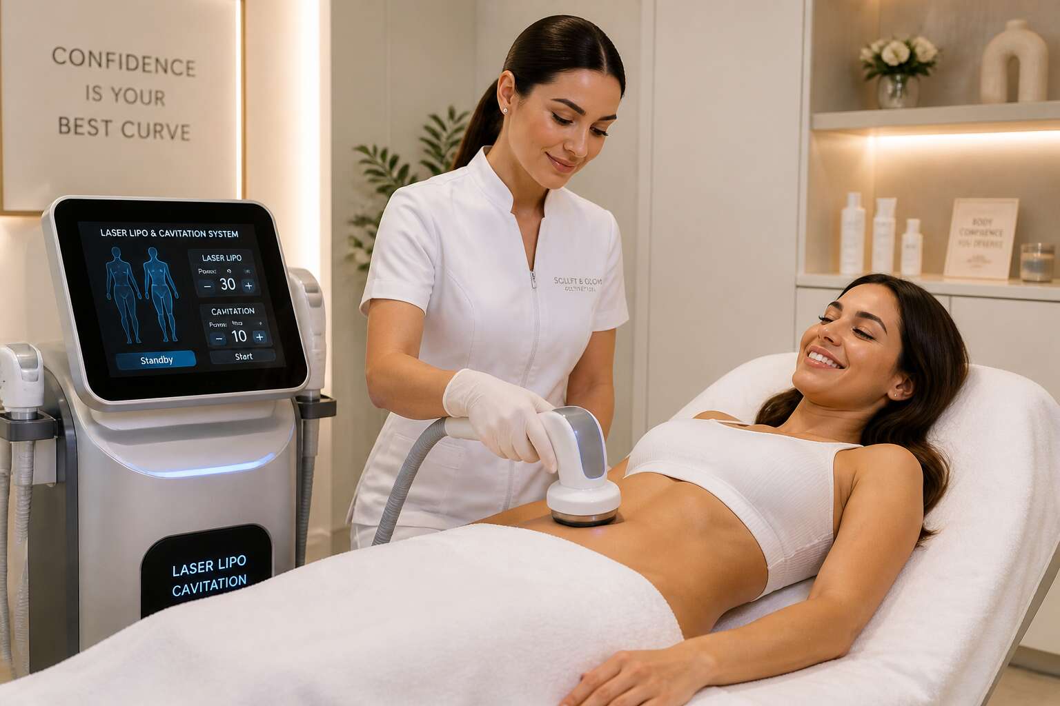 laser lipo and cavitation